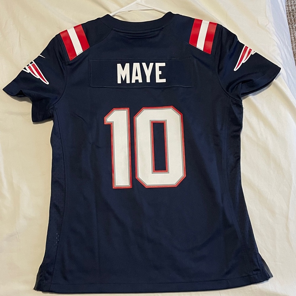 Nike Navy Blue Patriots Jersey with Red and White Accents - Picture 2 of 2